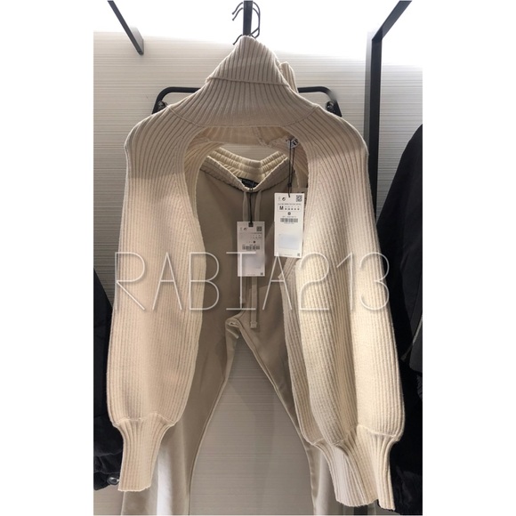 LAST 1!🔥BLOGGERS FAV🔥ZARA KNIT ARM SWEATER - Picture 16 of 16